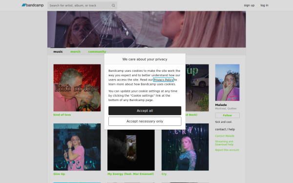jesuismalade.bandcamp.com
