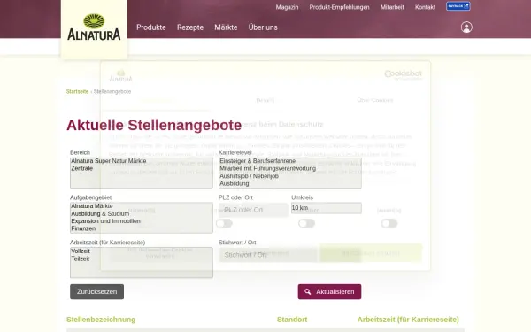 stellenangebote.alnatura.de