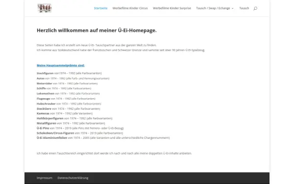 meine-ue-ei-sammlung.de