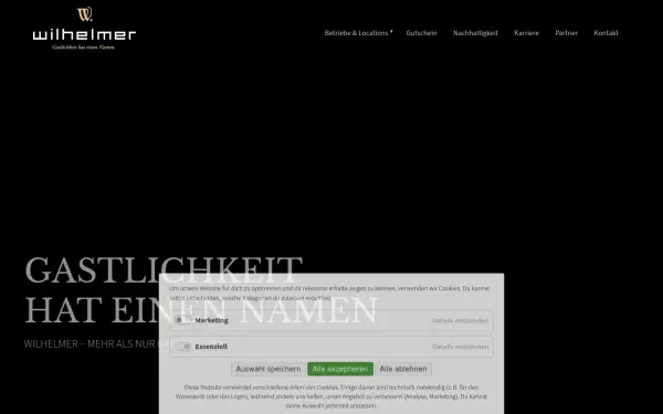 www.wilhelmer-gastronomie.de
