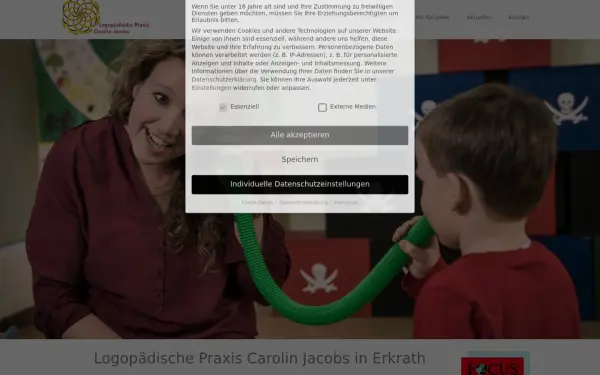 logopaedieerkrath.de