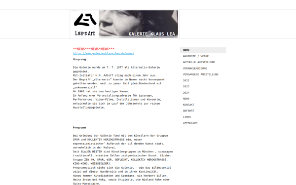 www.galerie-klaus-lea.de