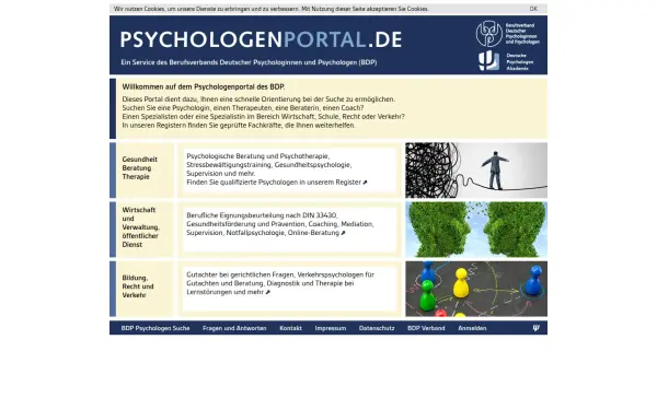 www.psychologenportal.de