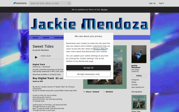 jackiemendoza.bandcamp.com