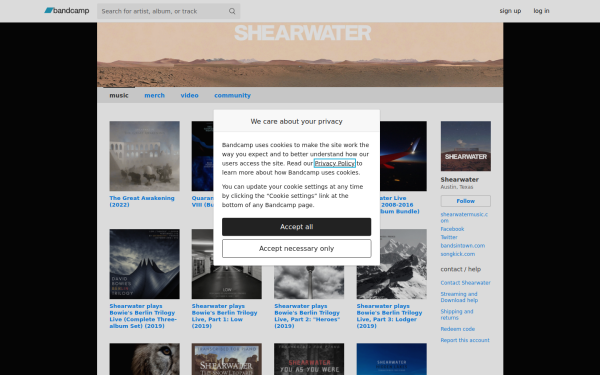 shearwater.bandcamp.com
