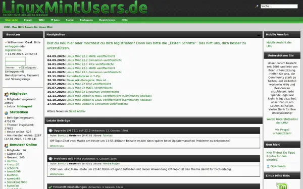 www.linuxmintusers.de