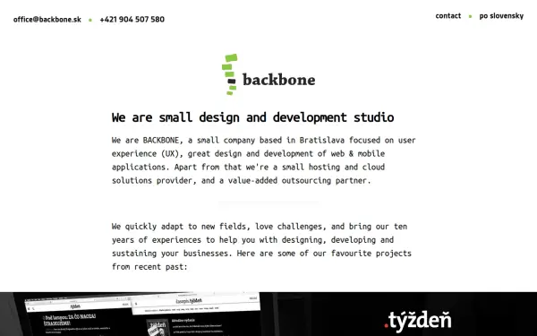 www.backbone.sk