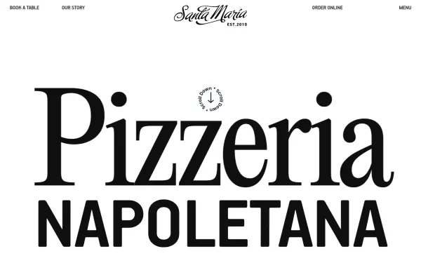 www.santamariapizzeria.com