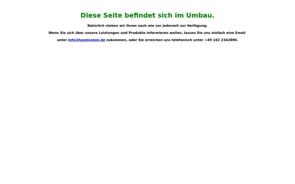 www.hazelcomm.de