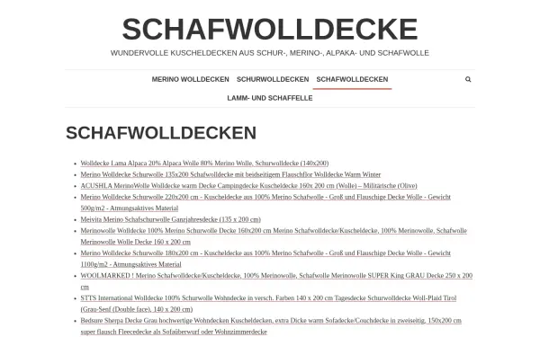 www.schafwolldecke.de