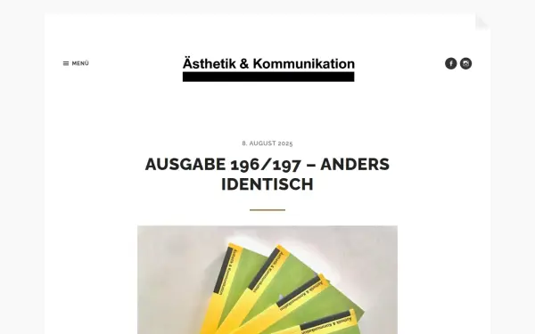 aesthetikundkommunikation.de