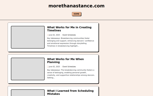 morethanastance.com