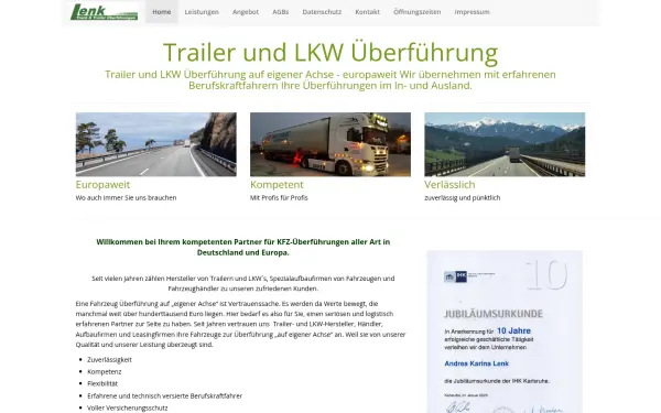 lkw-ueberfuehrung-lenk.de