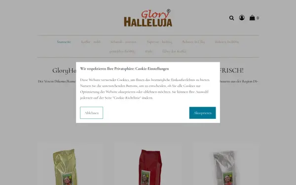 gloryhalleluja-kaffee.de