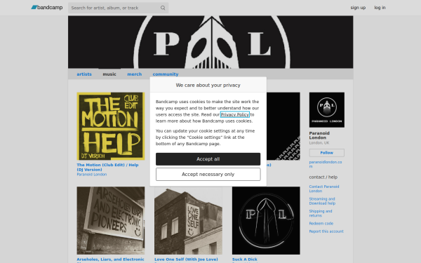 paranoidlondon.bandcamp.com