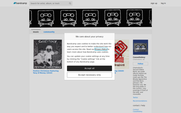 cassetteboy.bandcamp.com