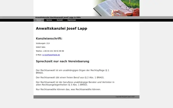 www.anwaltskanzlei-rechtsanwalt-josef-lapp.de