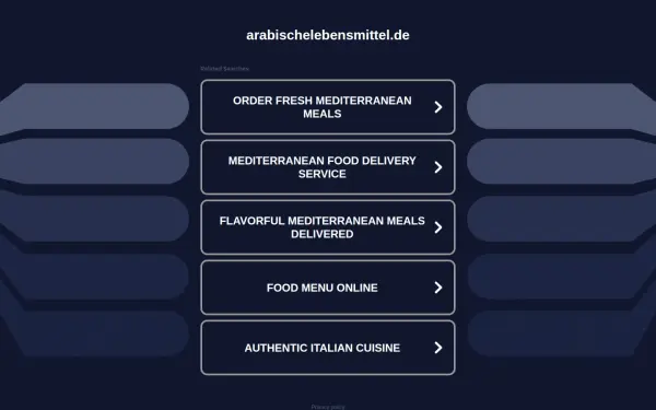 arabischelebensmittel.de