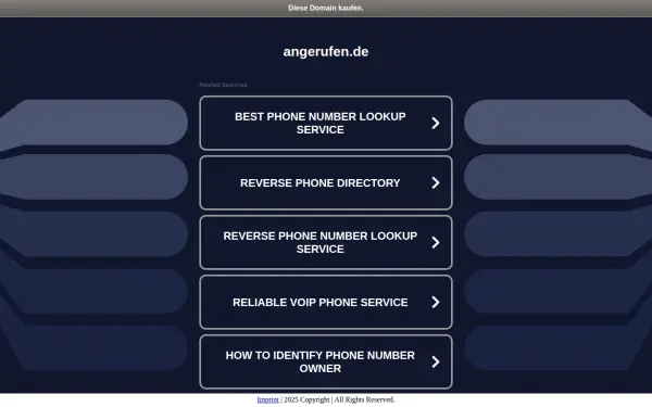 angerufen.de