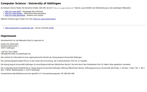cs.ugoe.de