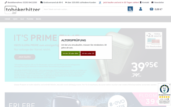 www.tabakerhitzer-shop.de