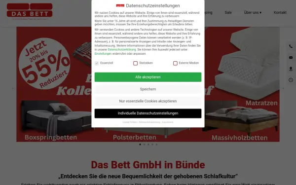 www.dasbett-buende.de