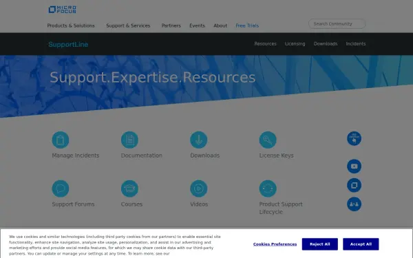 supportline.microfocus.com