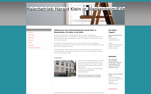 www.malerbetrieb-harald-klein.de