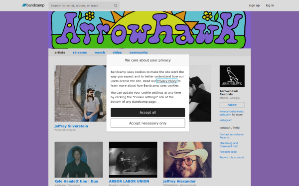 arrowhawkrecords.bandcamp.com