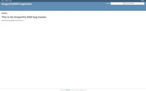 bugs.dragonflybsd.org