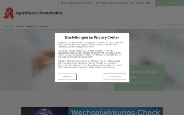 www.apo-einswarden.de