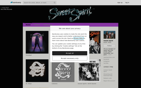 sweetspirittheband.bandcamp.com