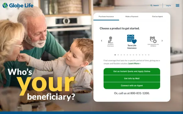 home.globelifeinsurance.com
