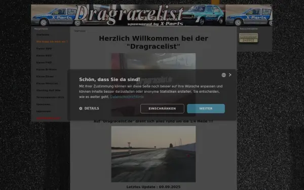 www.dragracelist.de