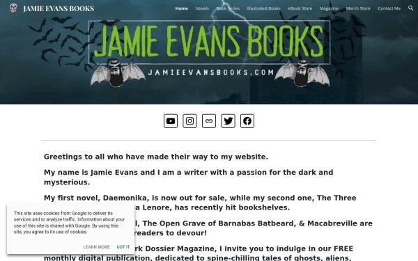 www.jamieevansbooks.com