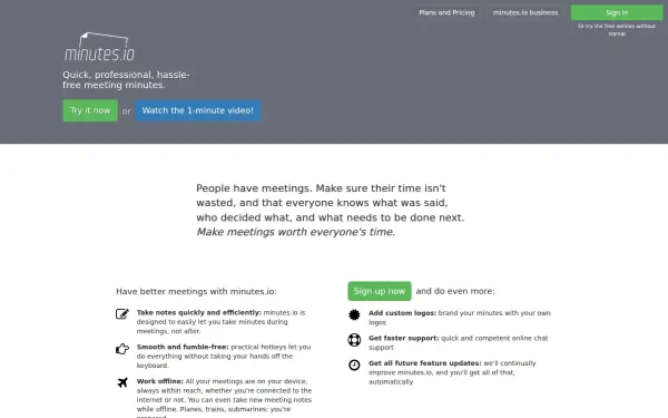 minutes.io