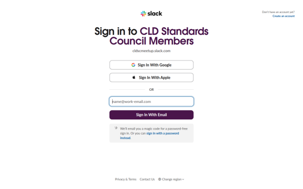 cldscmeetup.slack.com