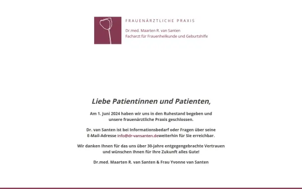 www.dr-vansanten.de