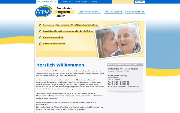 apm-pflegeteam.de