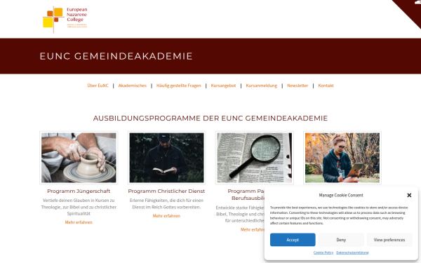 gemeindeakademie.eunc.edu