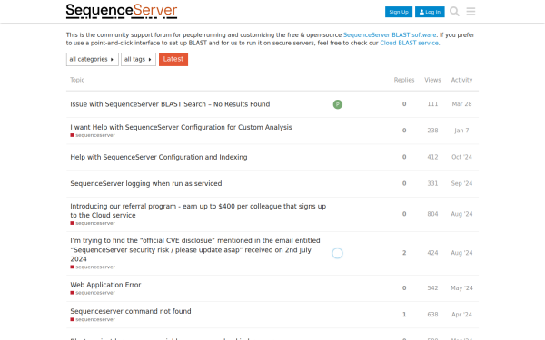 support.sequenceserver.com