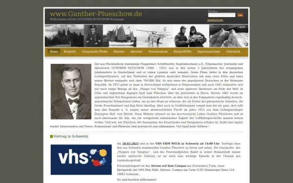 www.gunther-plueschow.de