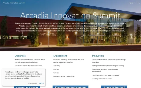 arcadiainnovationsummit.ausd.net