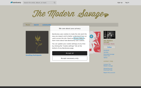 themodernsavage.bandcamp.com