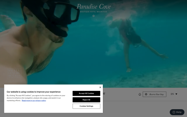 www.paradisecovehotel.com