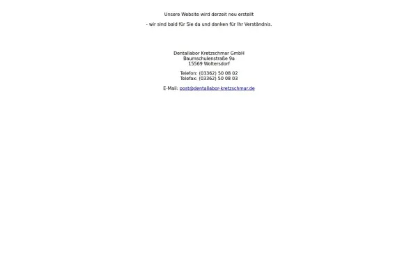 dentallabor-kretzschmar.de