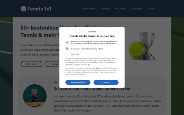 tennis-1x1.de