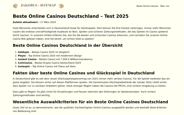 www.jakobus-info.de