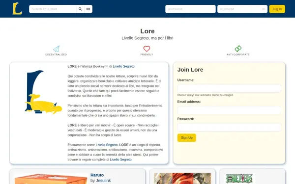 lore.livellosegreto.it