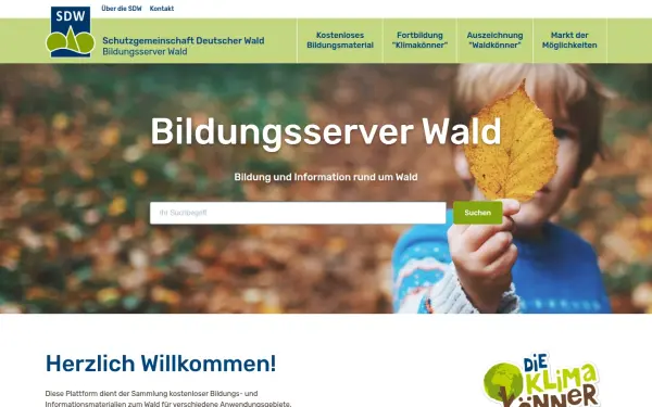 www.bildungsserver-wald.de
